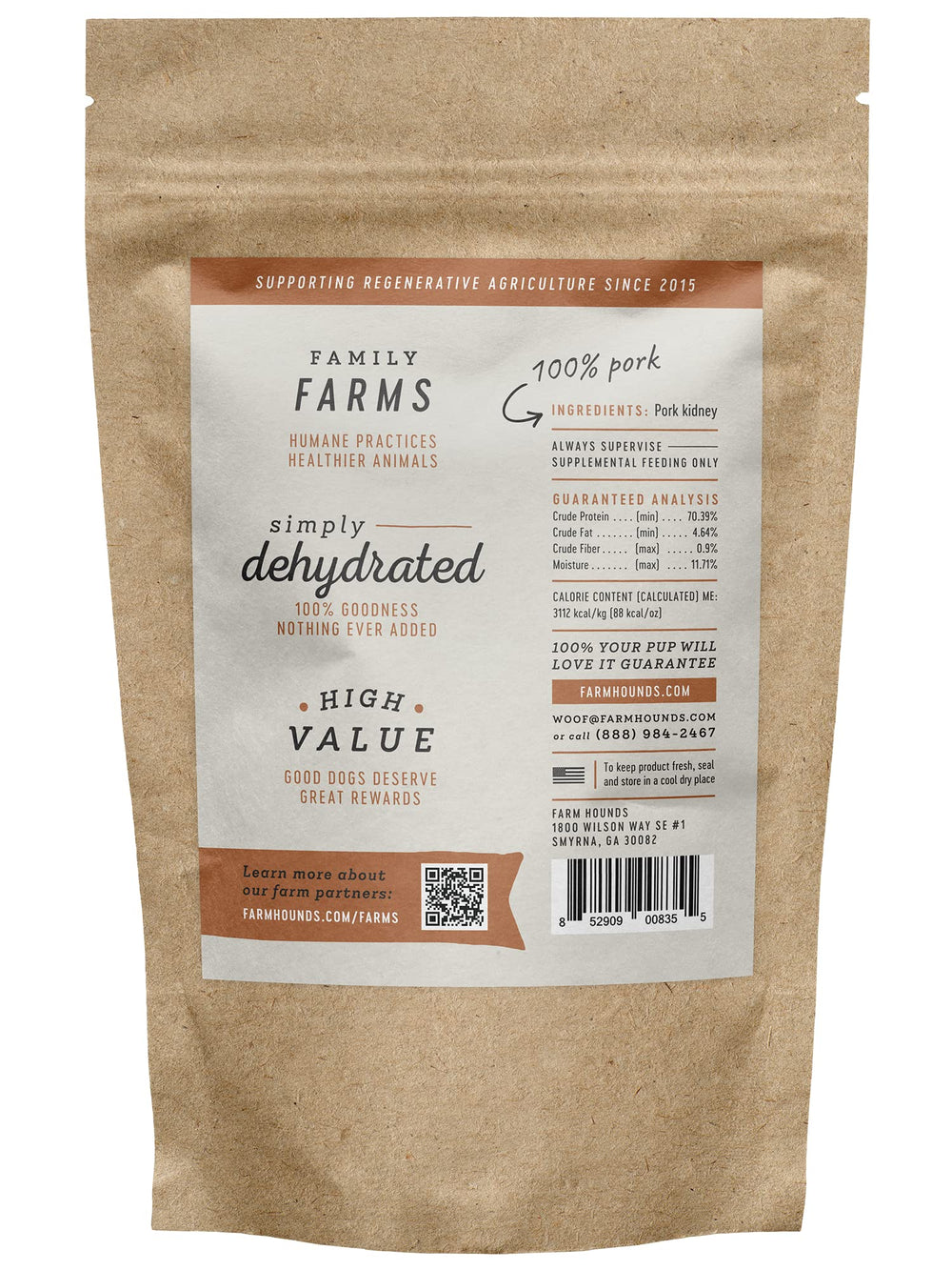 Farm Hounds presentacion rinon-de-cerdo-eeuu: producto elaborado en granjas familiares