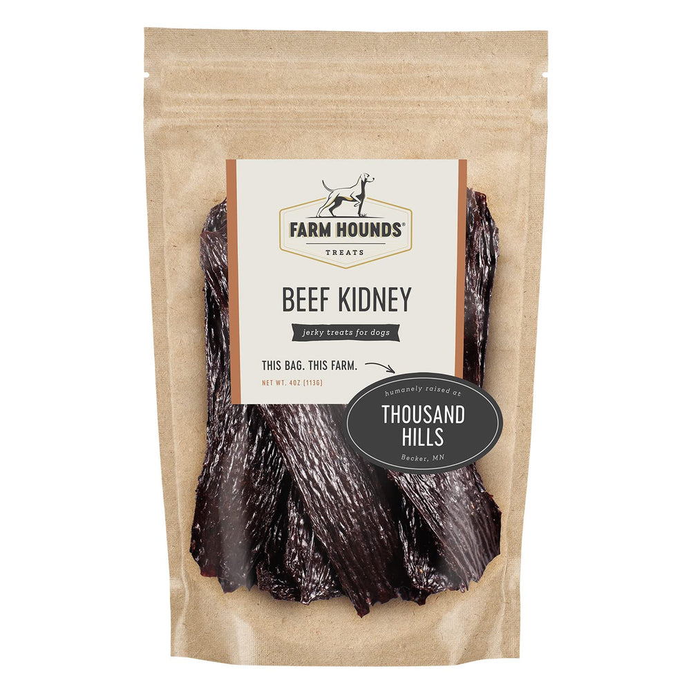 Farm Hounds rinon-de-res-seco para perros pack 4oz, premio sabroso para adiestramiento.