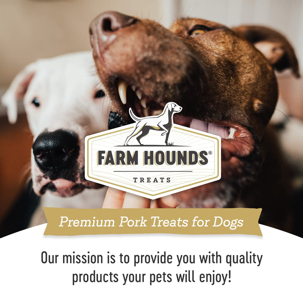 Farm Hounds sabor rinon-de-cerdo: premio natural para perros de todas las edades