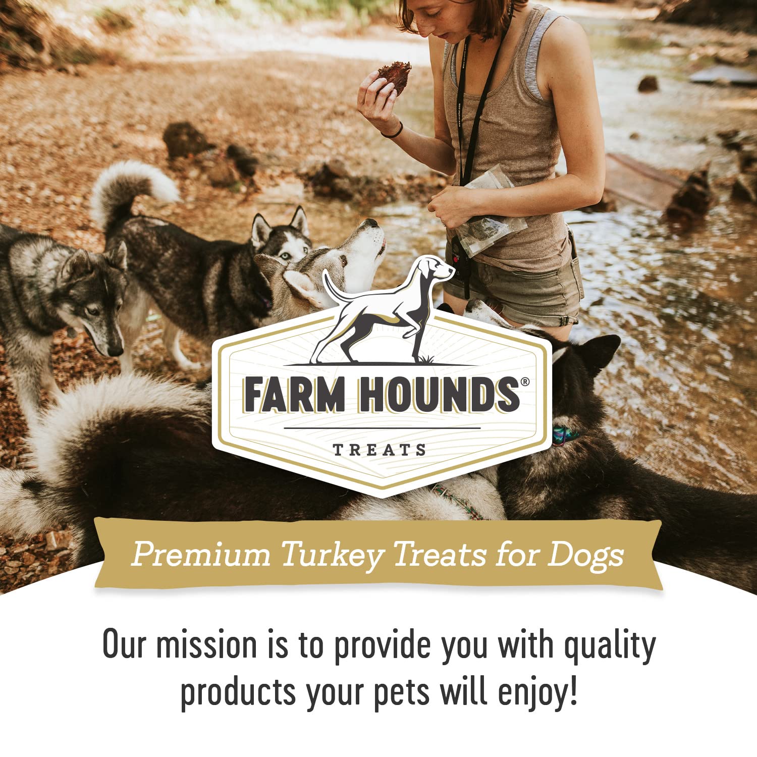 Farm Hounds sin rellenos, opción natural sin aditivos