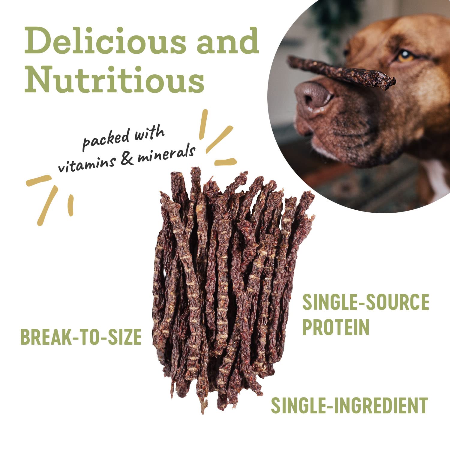 Farm Hounds turkey gizzards pouch on counter, wholesome snack for dogs.
