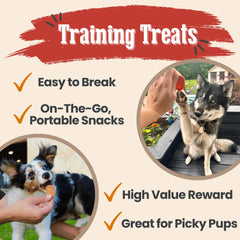 Paquete de entrenamiento de Farm To Pet, un solo ingrediente, ideal para refuerzo.