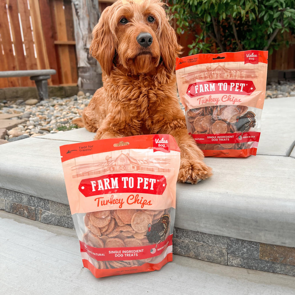 Farm To Pet, trozos pequeños aptos para cachorros y perros de todas las tallas.
