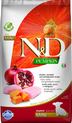 Farmina Puppy Mini Pumpkin-Chicken-Pomegranate sin granos: croquetas atractivas para cachorros pequeños
