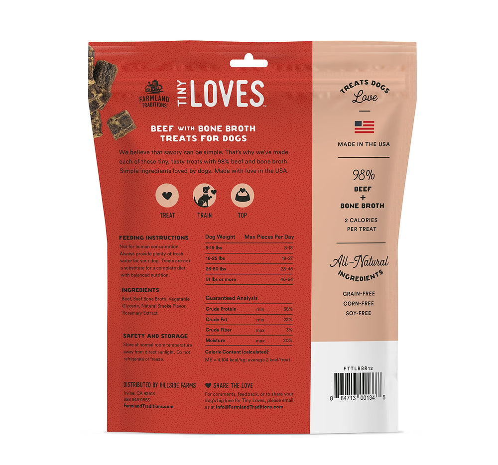 Farmland Traditions, caldo de hueso con sabor intenso, ideal para premiar al perro.