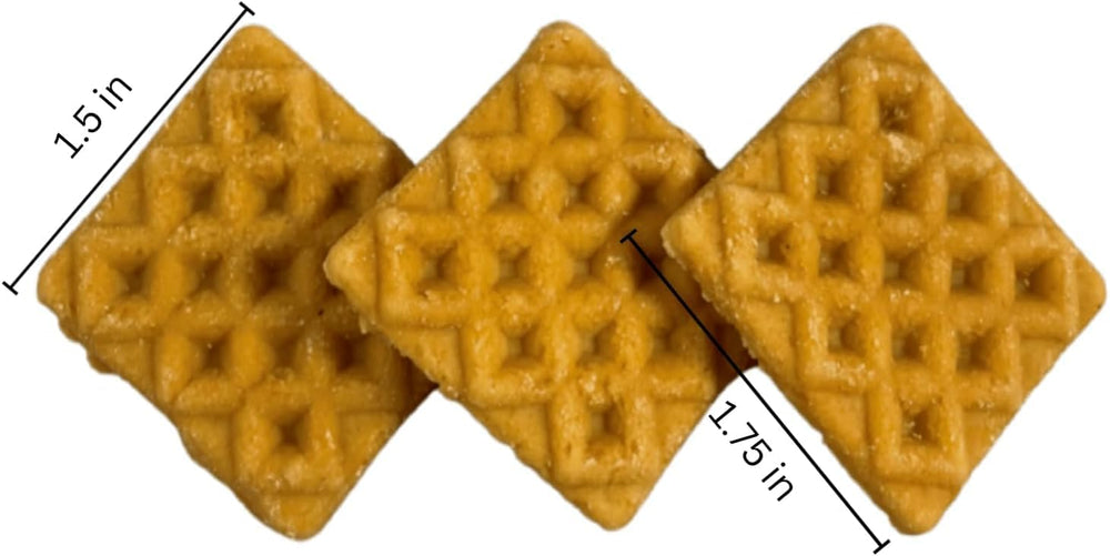 Farmland Traditions Chicken & Waffle Bites: bocaditos para entrenamiento con crujido agradable.