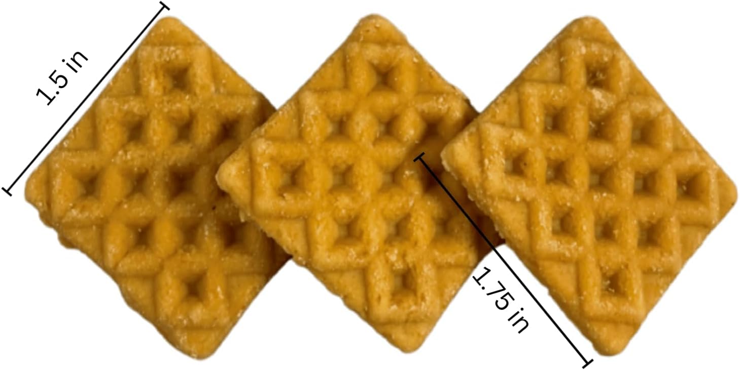 Farmland Traditions Chicken & Waffle Bites para entrenamiento, recompensa útil y sabrosa.