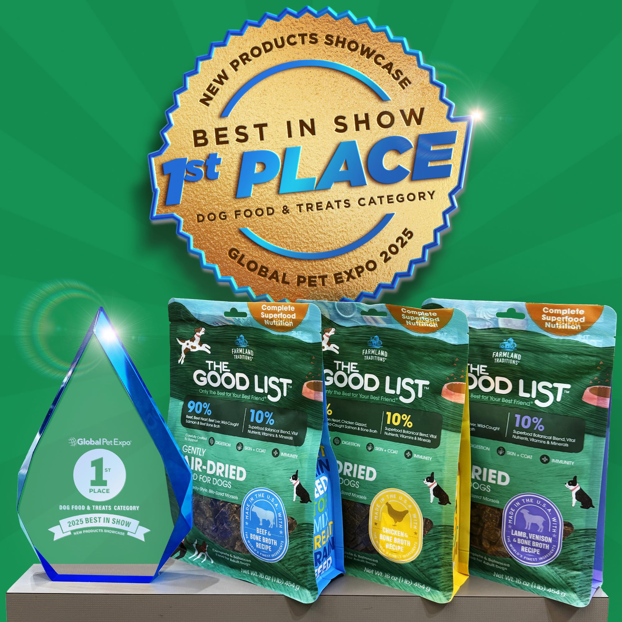 Farmland Traditions The Good List: fórmula sin conservantes artificiales para seguridad alimentaria.