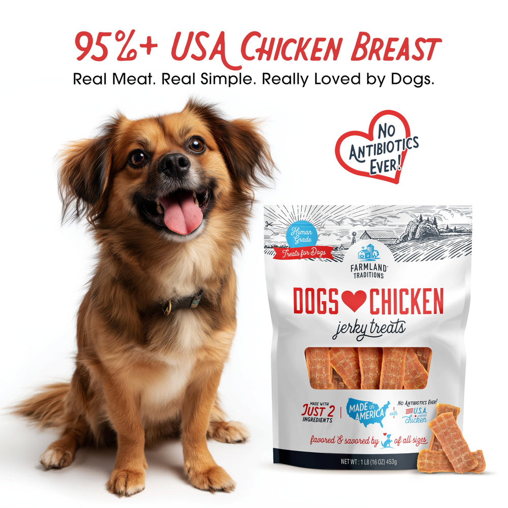 Jerky de pollo Farmland Traditions, textura tierna para masticar con placer