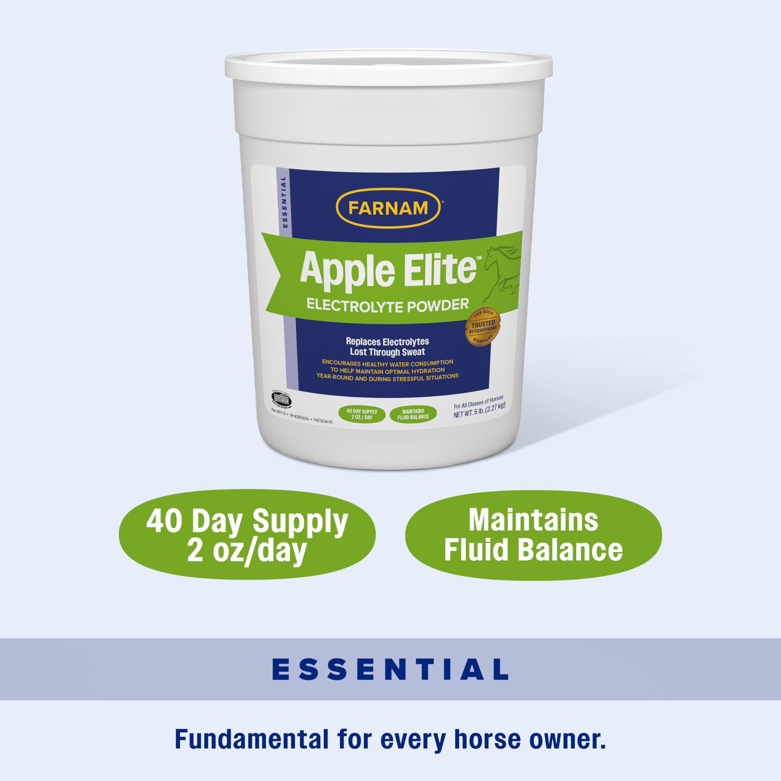 Farnam Apple Elite, ayuda a mantener el equilibrio de fluidos durante el ejercicio.