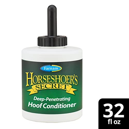 Mantenimiento diario del casco con Farnam Horseshoers Secret.