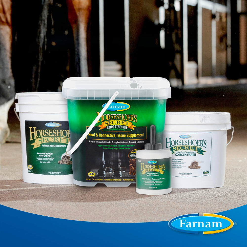 Farnam Horseshoer's Secret: pellets de alfalfa con aroma agradable.