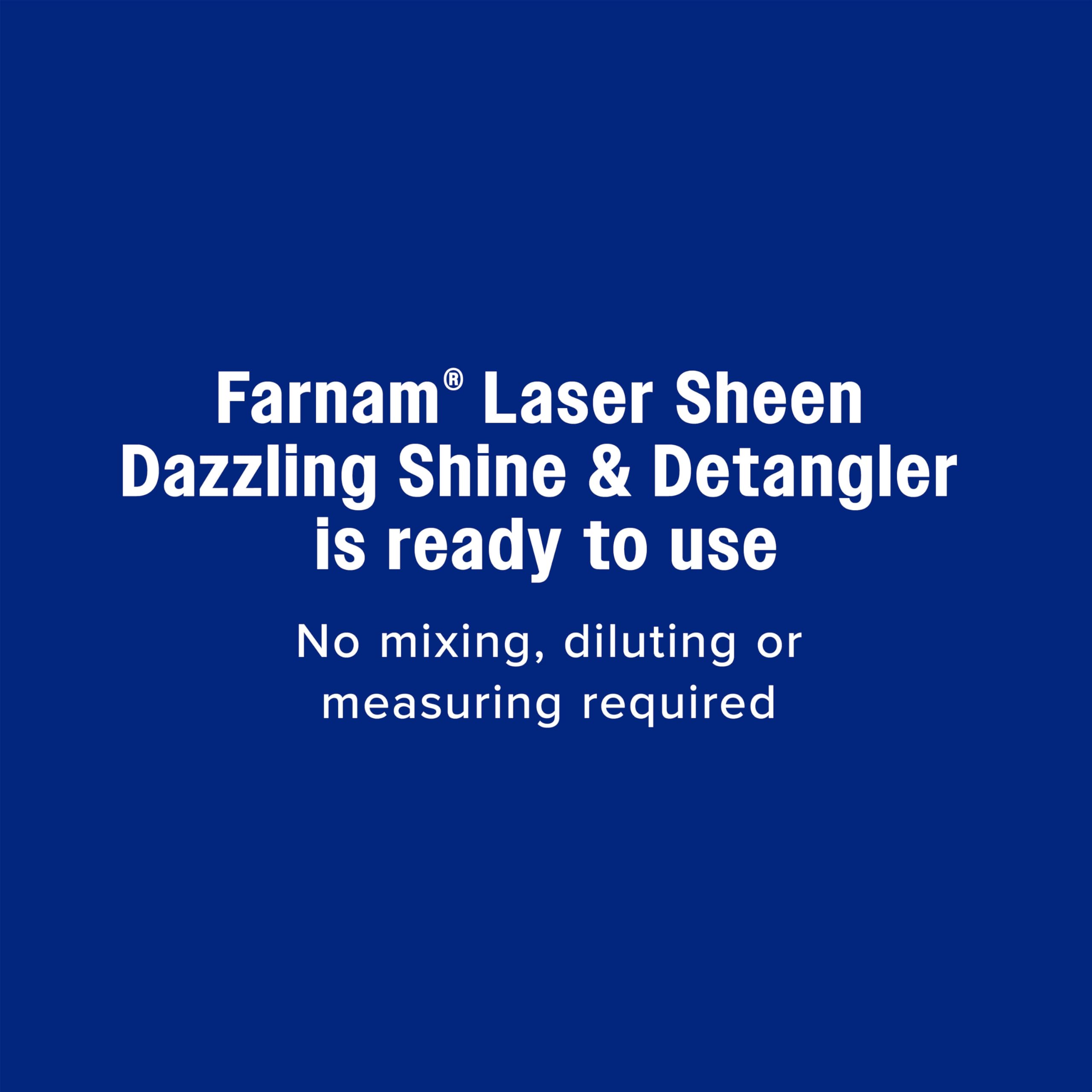Farnam Laser Sheen se aplica tras el baño para mantener el pelaje cuidado