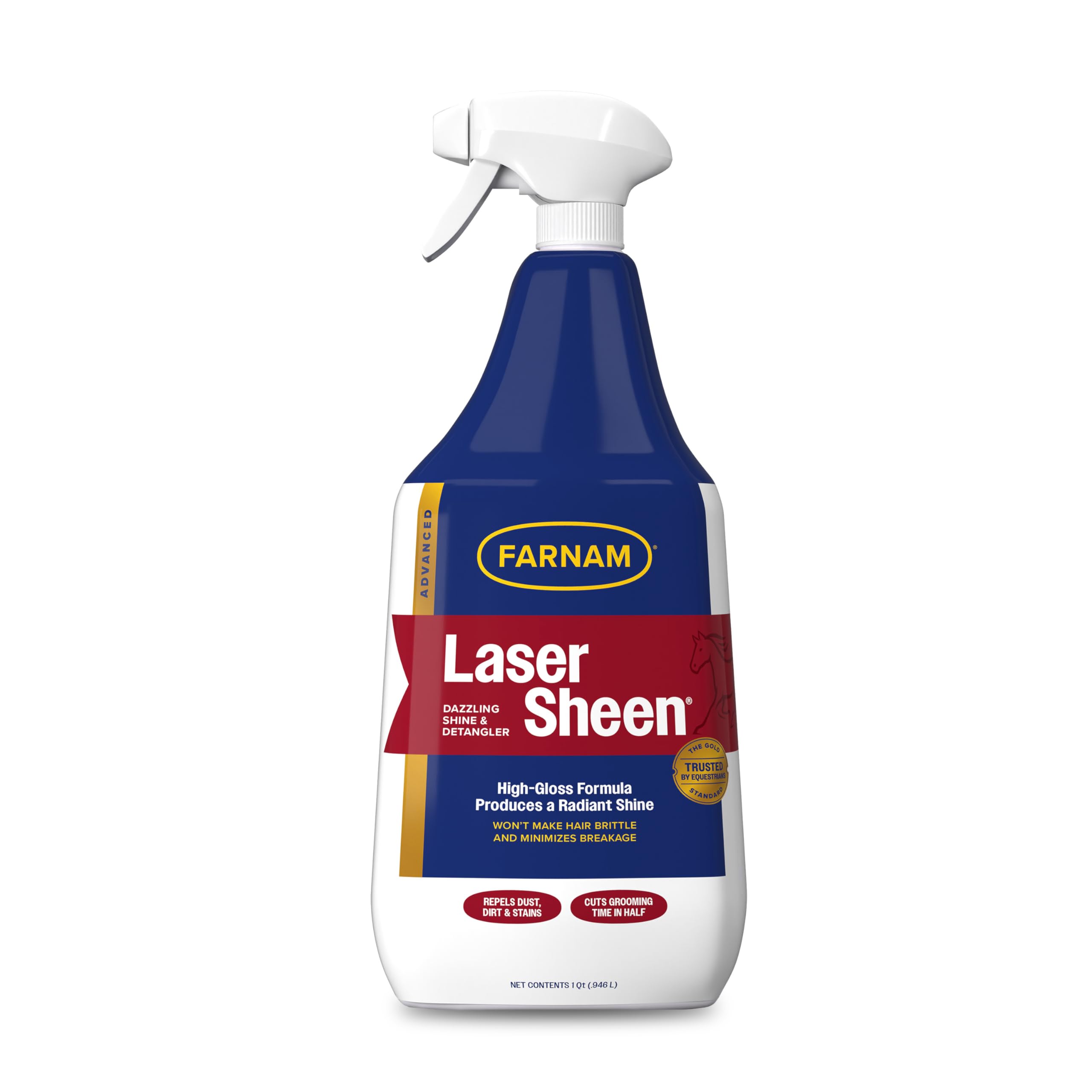 Farnam Laser Sheen brinda brillo al pelaje para un aspecto radiante