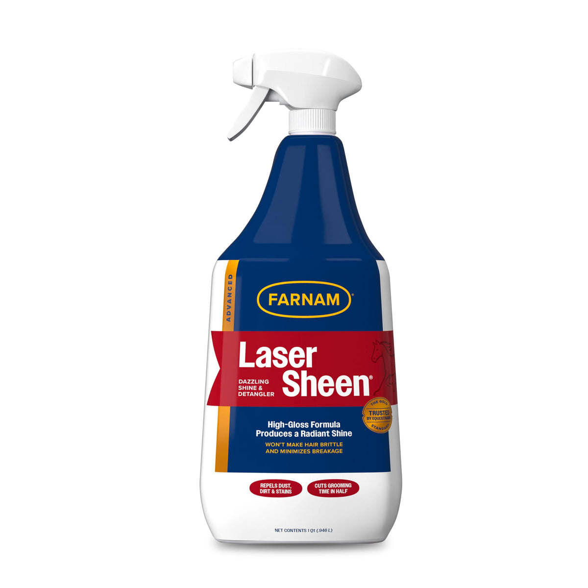 Farnam Laser Sheen brinda brillo al pelaje para un aspecto radiante