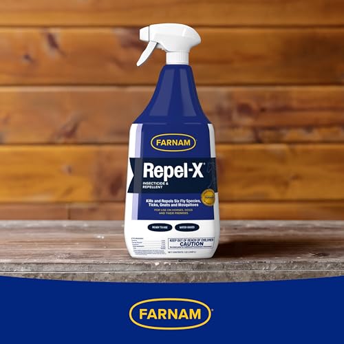 Farnam Repel-X base de agua facilita la aplicación sin mezclar.