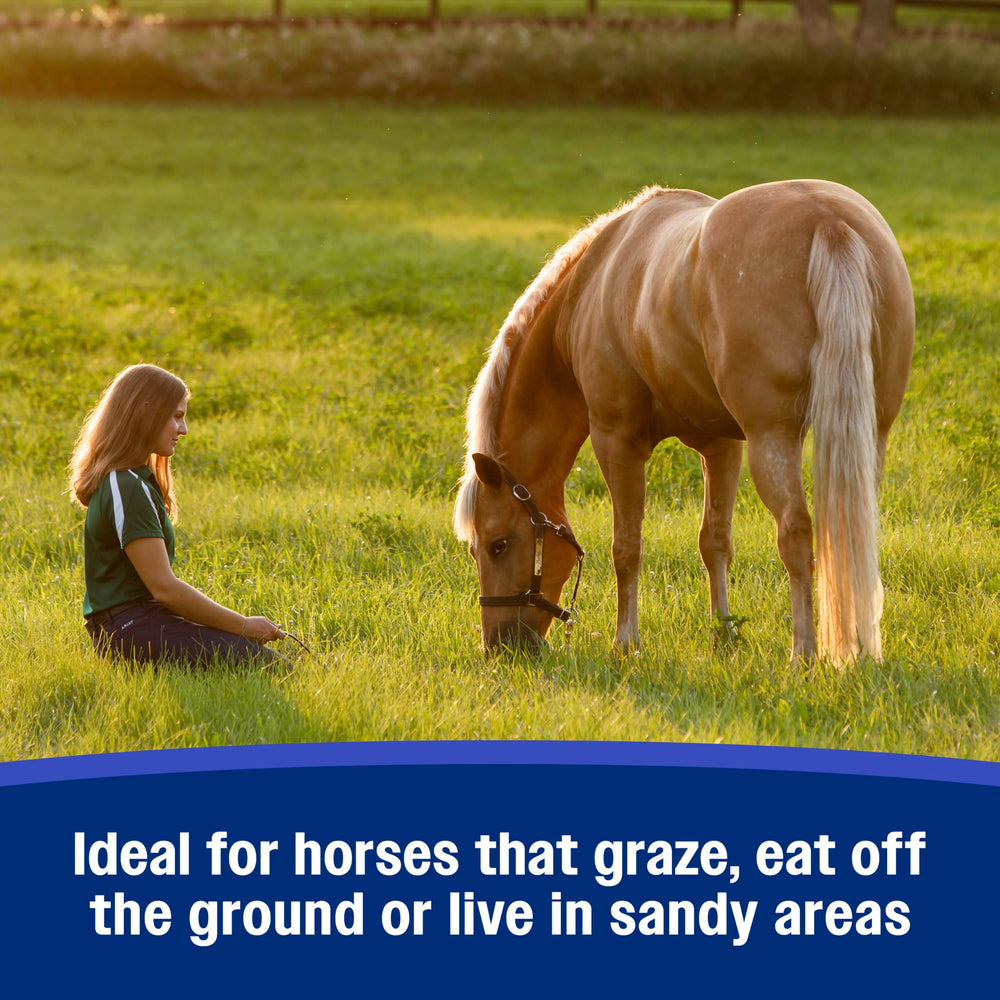 Farnam SandClear Crumbles para caballos de todas las edades, opción palatable.