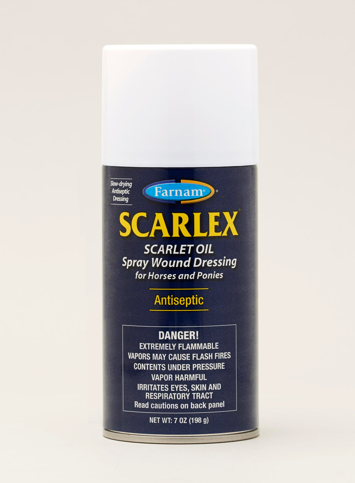 Farnam Scarlex: aceite escarlata en atomizador para heridas de caballos, alivia irritaciones y favorece la curación.