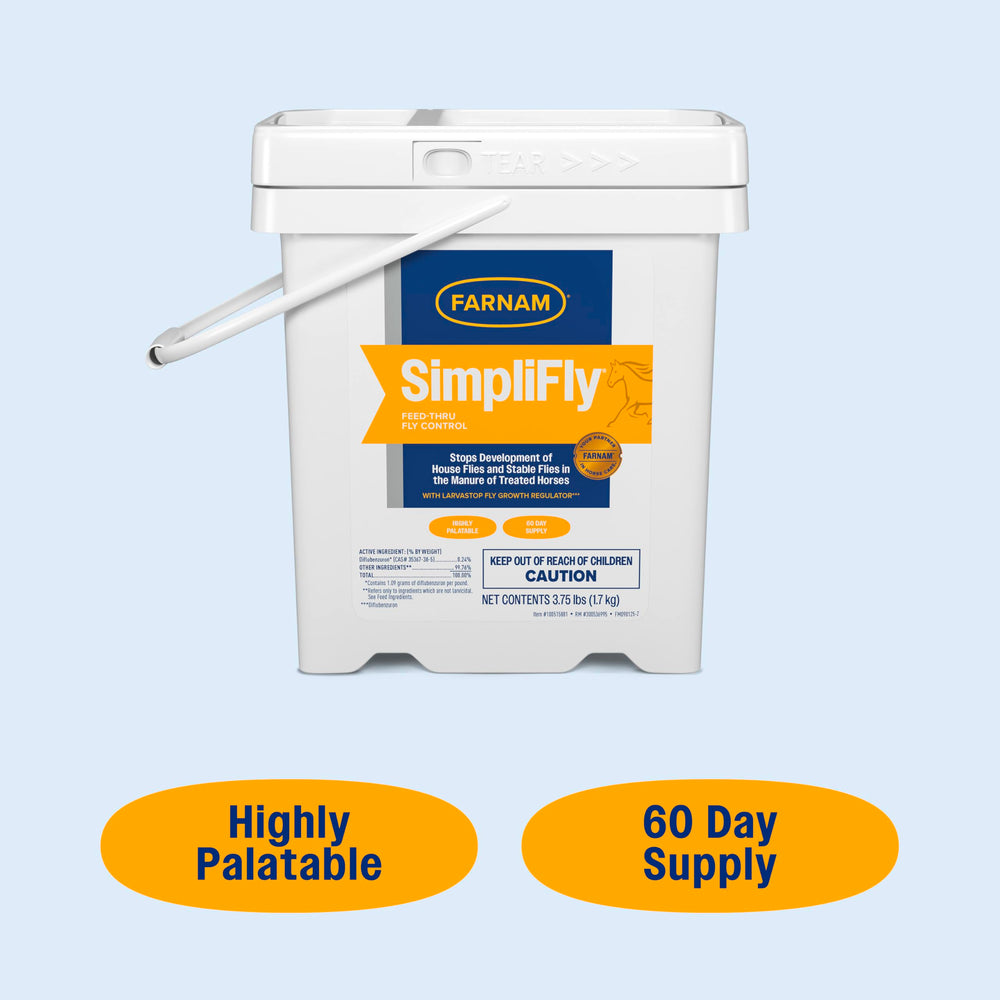 Farnam SimpliFly: larvicida específico para evitar larvas en estiércol.