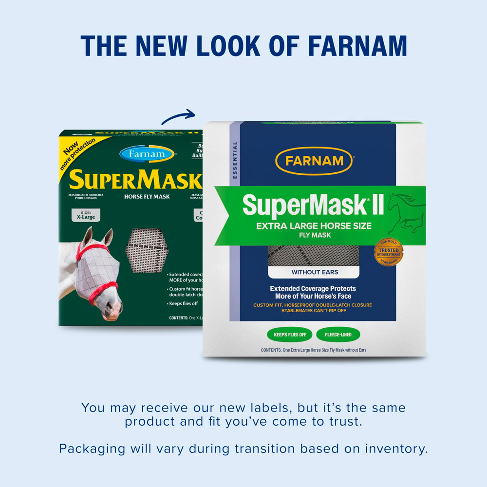 Farnam SuperMask II malla transparente para visión clara.