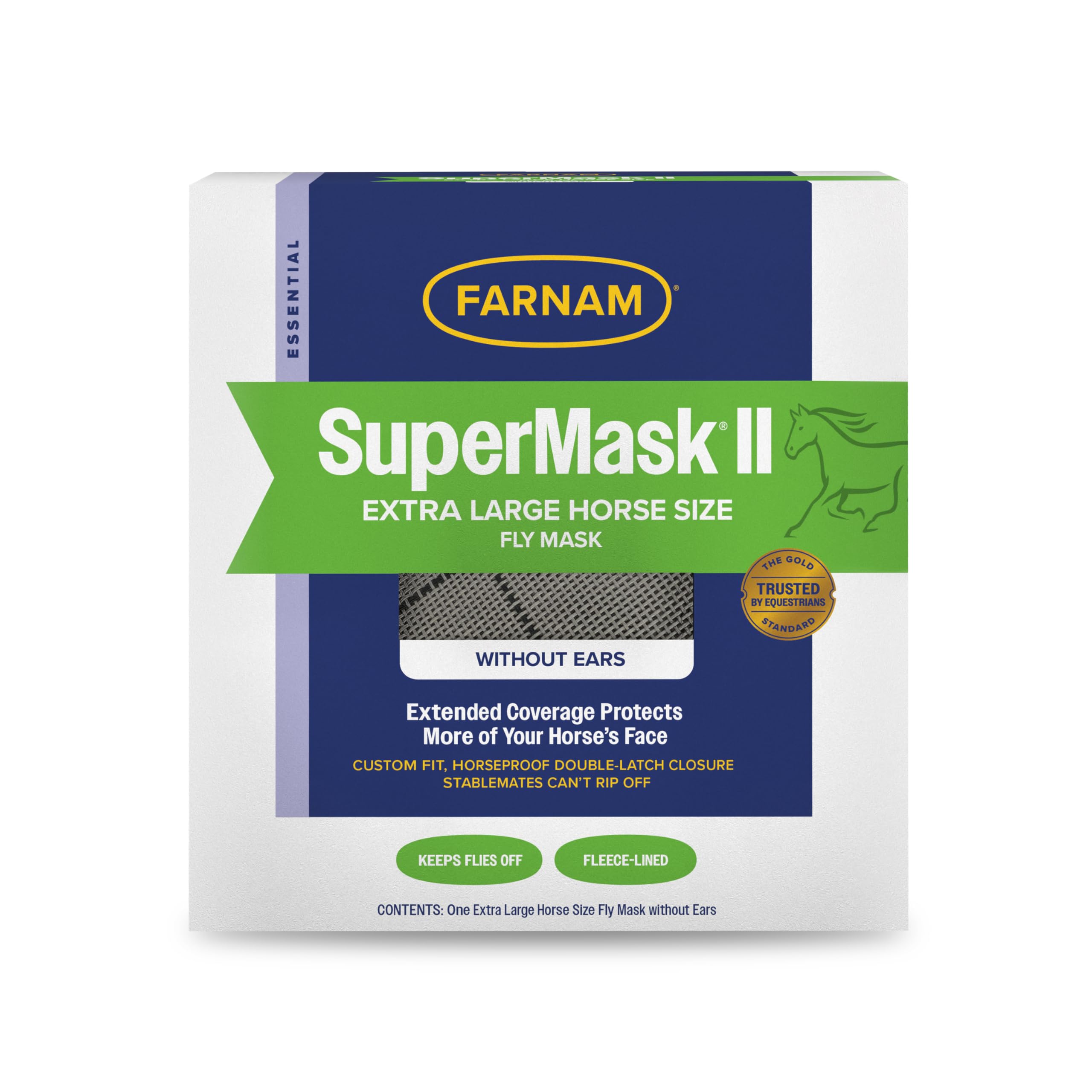 Farnam SuperMask II con cobertura extendida protege frente a insectos.