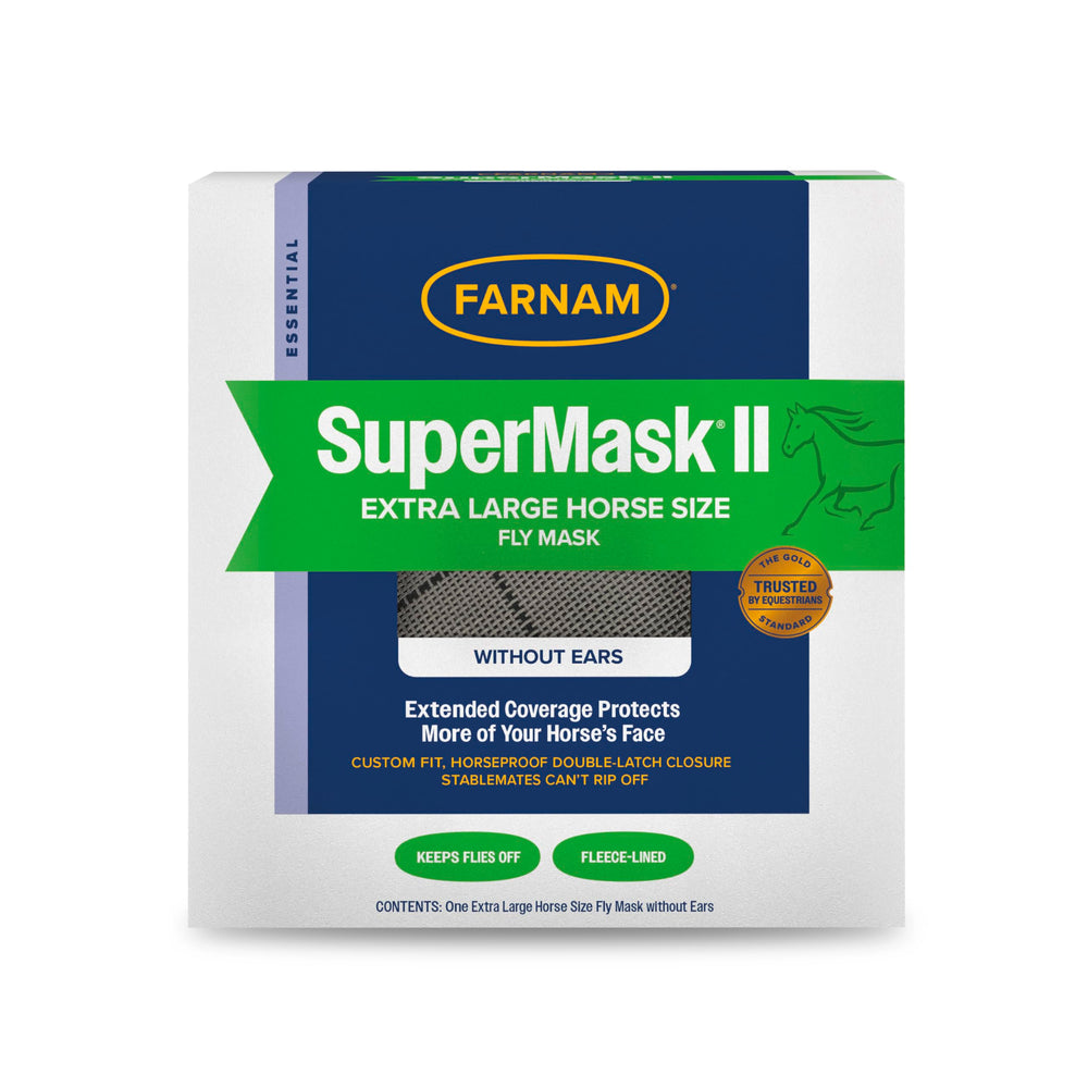 Farnam SuperMask II con cobertura extendida protege frente a insectos.