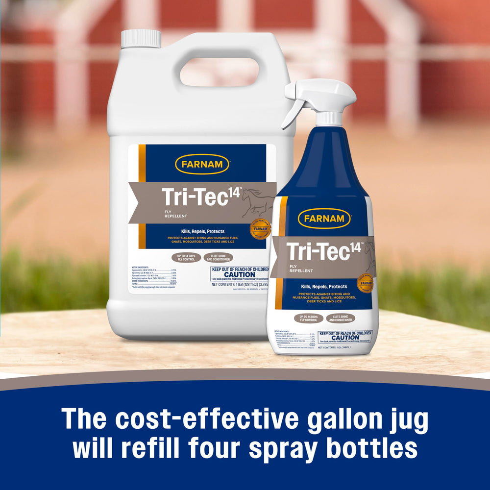 Farnam Tri-Tec 14 brillo saludable del pelaje tras rociar