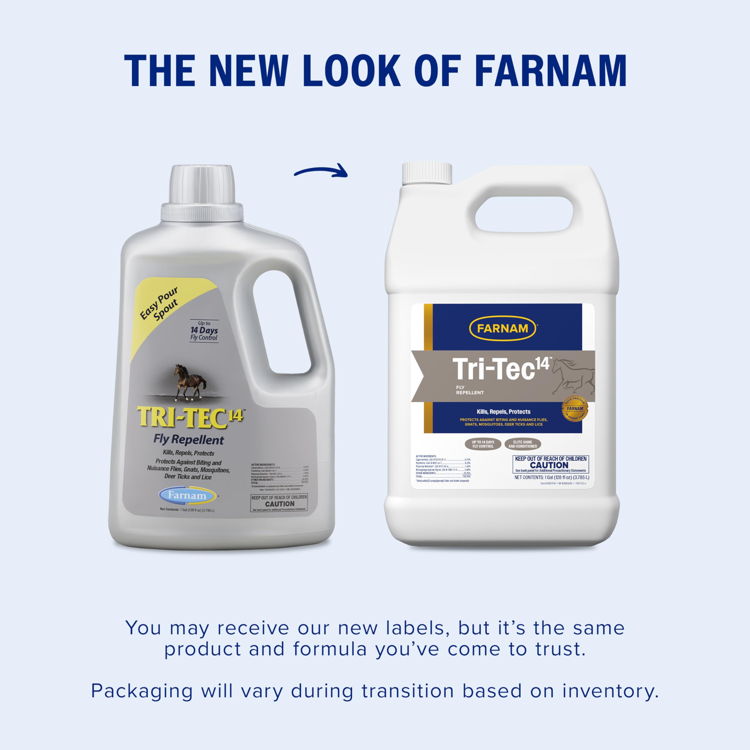 Farnam Tri-Tec 14 spray listo para uso en caballos
