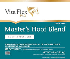 Farnam Vita Flex Master’s Hoof Blend, instrucciones de uso para una mezcla óptima.