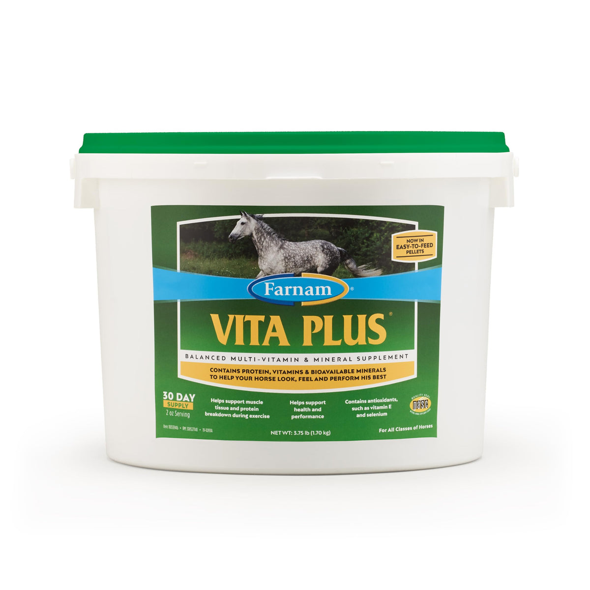 Farnam Vita Plus Balanceado en granulado para nutrición equina equilibrada.