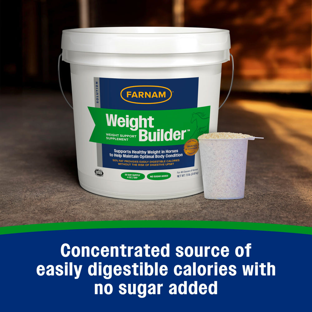 Farnam Weight Builder: mezcla fácil con la ración diaria.
