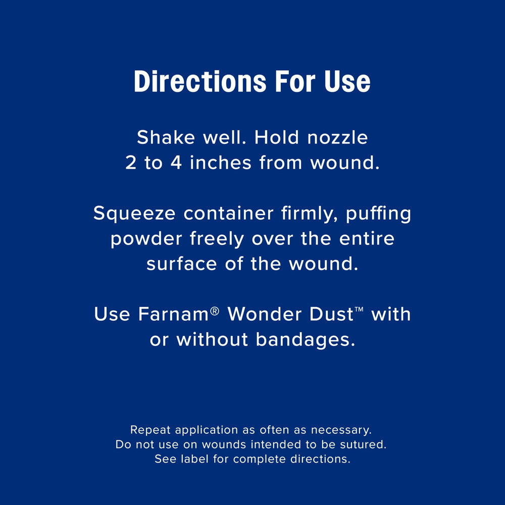 Farnam Wonder Dust aplicación sin vendaje