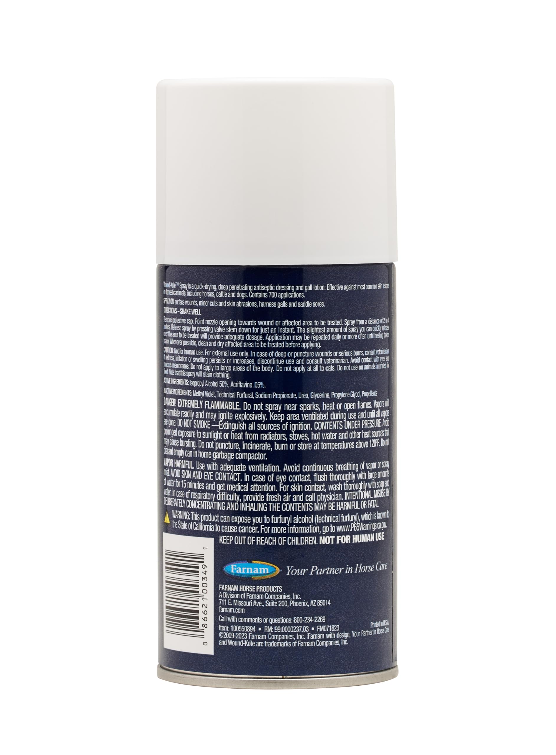 Farnam Wound-Kote uso en caballos y perros, protege lesiones