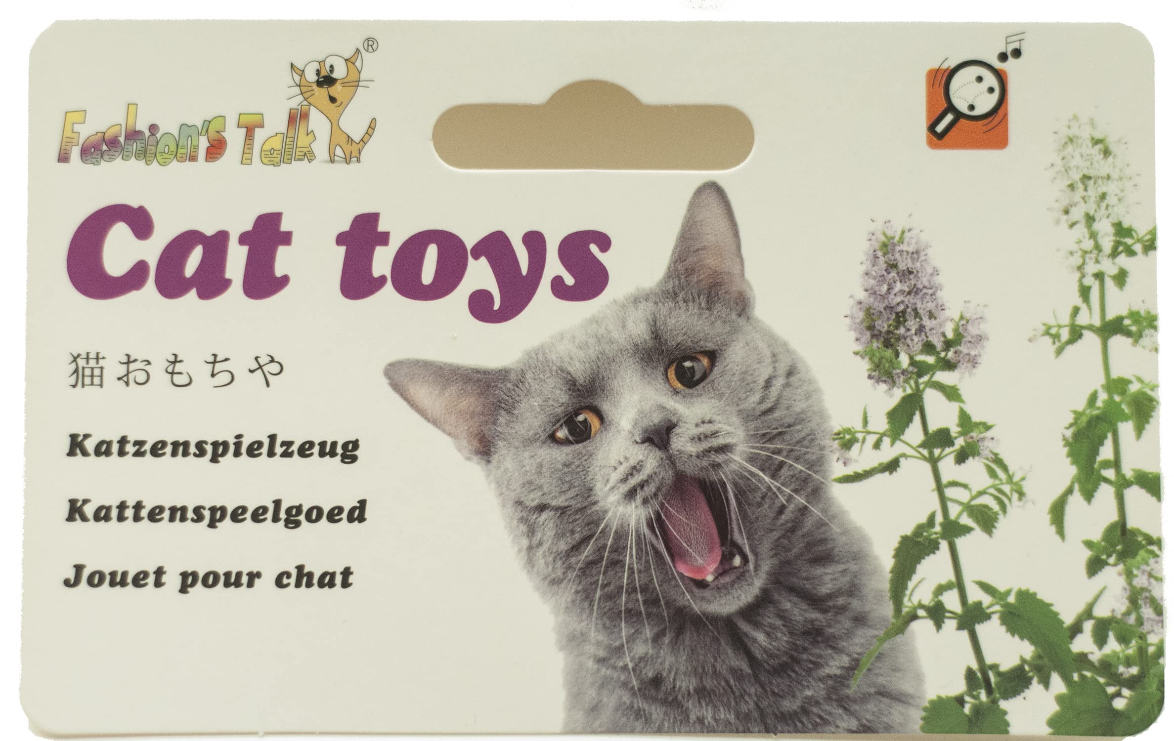 Bolas sonajeras Fashion's Talk para gatos, invitan a la exploración.