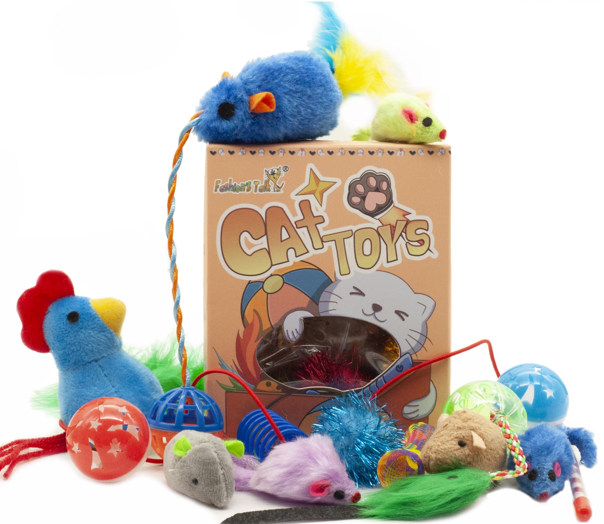 Fashion's Talk ratón peluche realista, ideal para juego independiente.