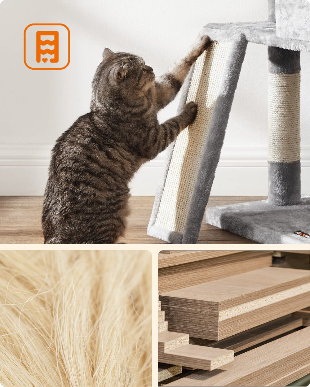 Feandrea Arbol Gato: ideal para espacios pequeños sin sacrificar diversión.