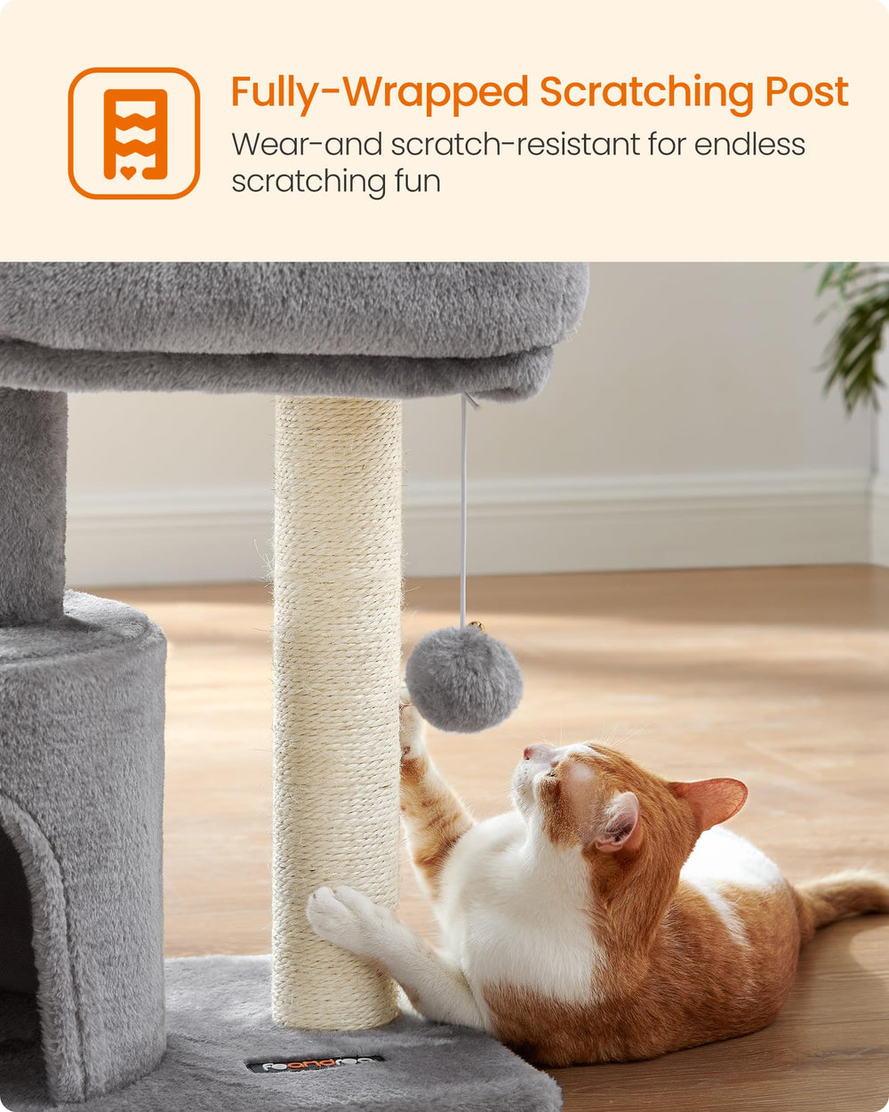 Feandrea Arbol Gato Pequeño – Diseño compacto ideal para hogares pequeños.