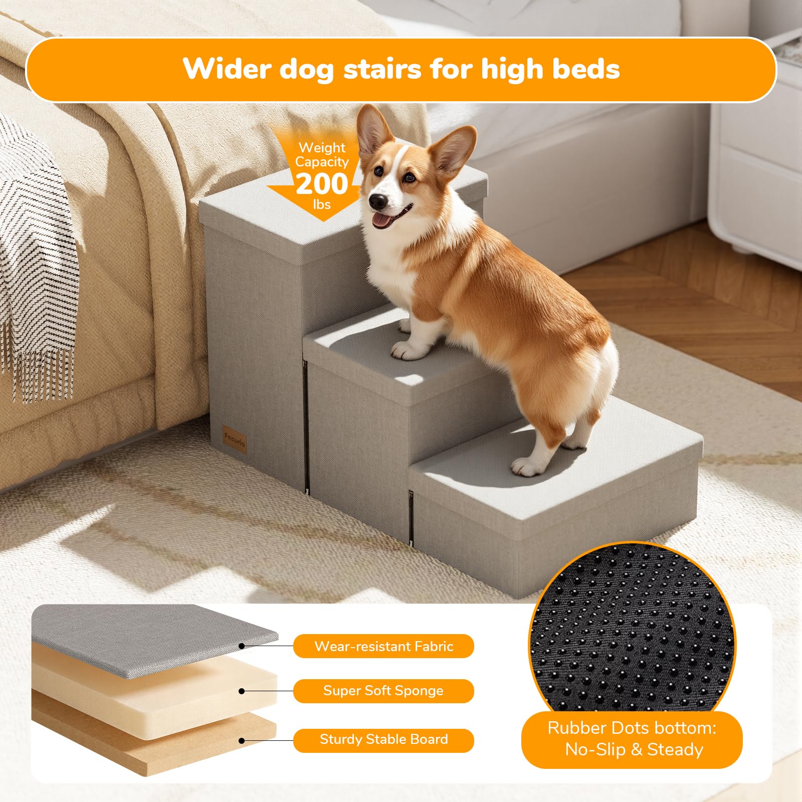 Interior acolchado con espuma suave para comodidad de la mascota