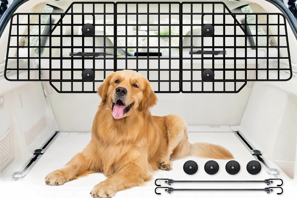 FEED GARDEN: barrera para perro en vehículo utilitario deportivo, ajuste seguro para viajes sin distracciones.