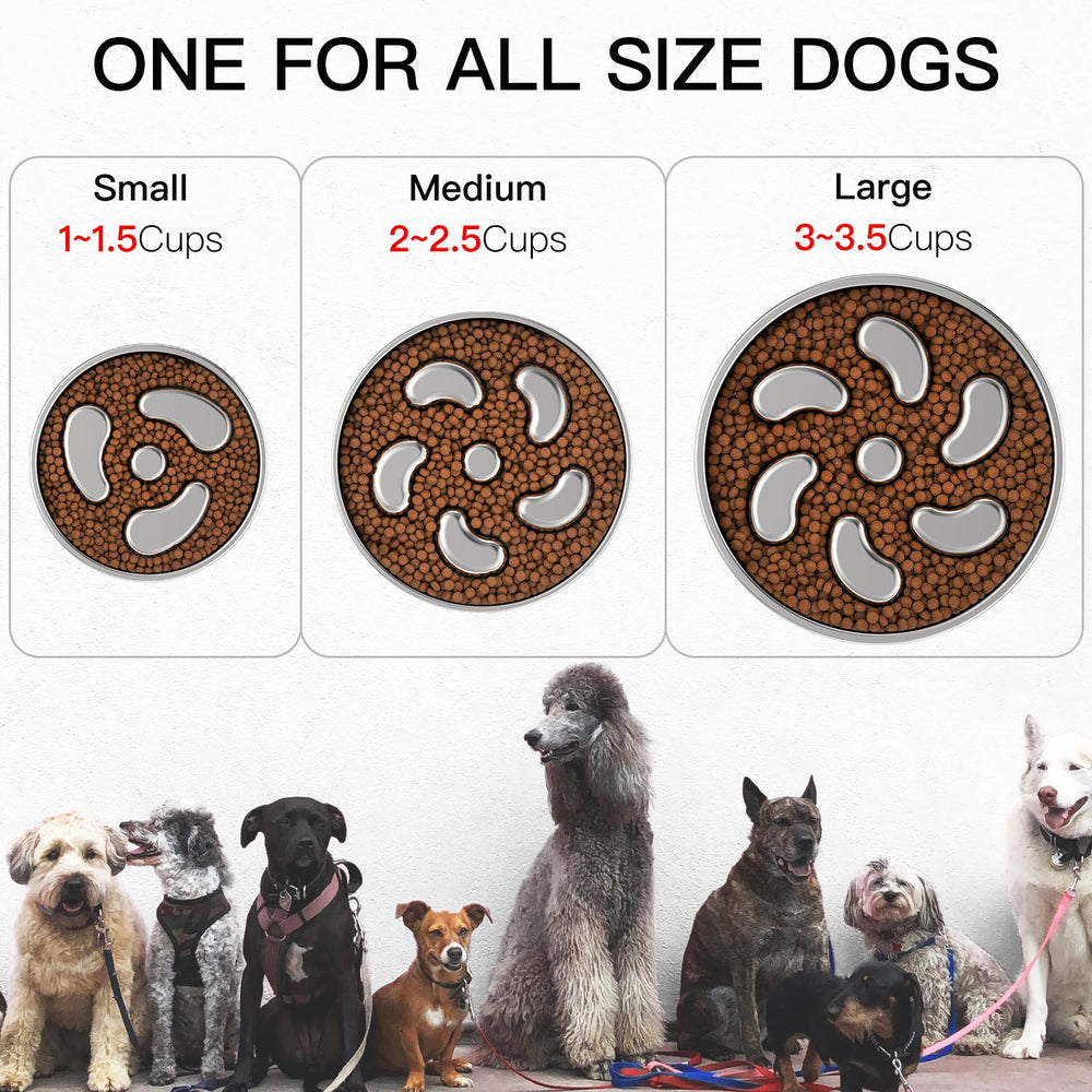 Feedoo tazón acero inoxidable seguro para comida de perros