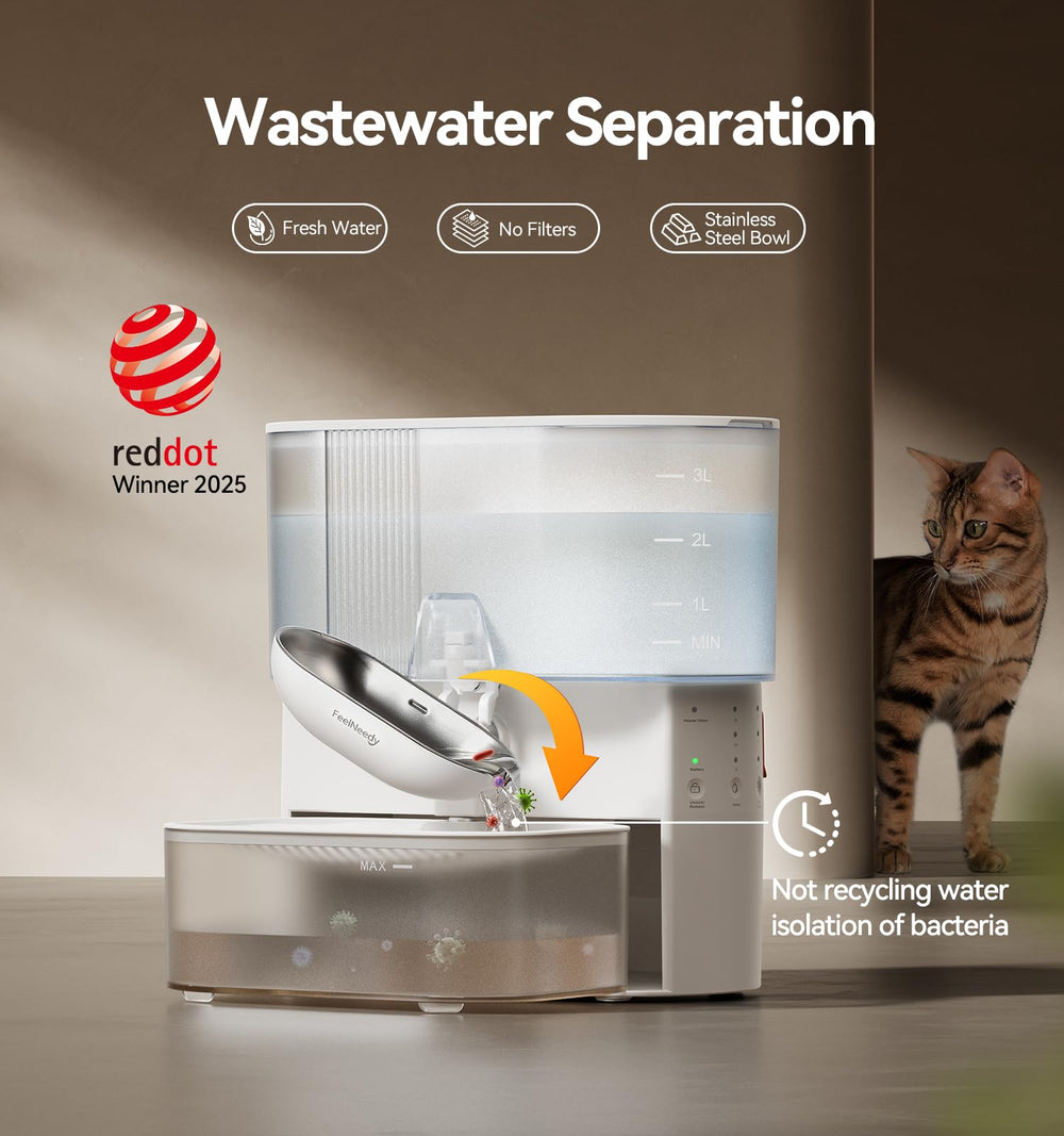 FEELNEEDY seccion-aguas-limpias-residuos: tanques independientes para agua fresca continua