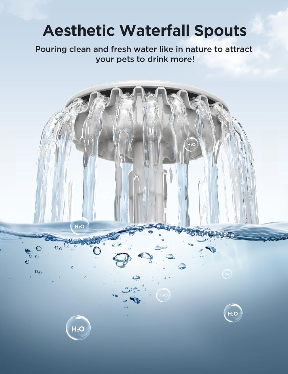 Indicador rojo FEELNEEDY avisa bajo nivel de agua