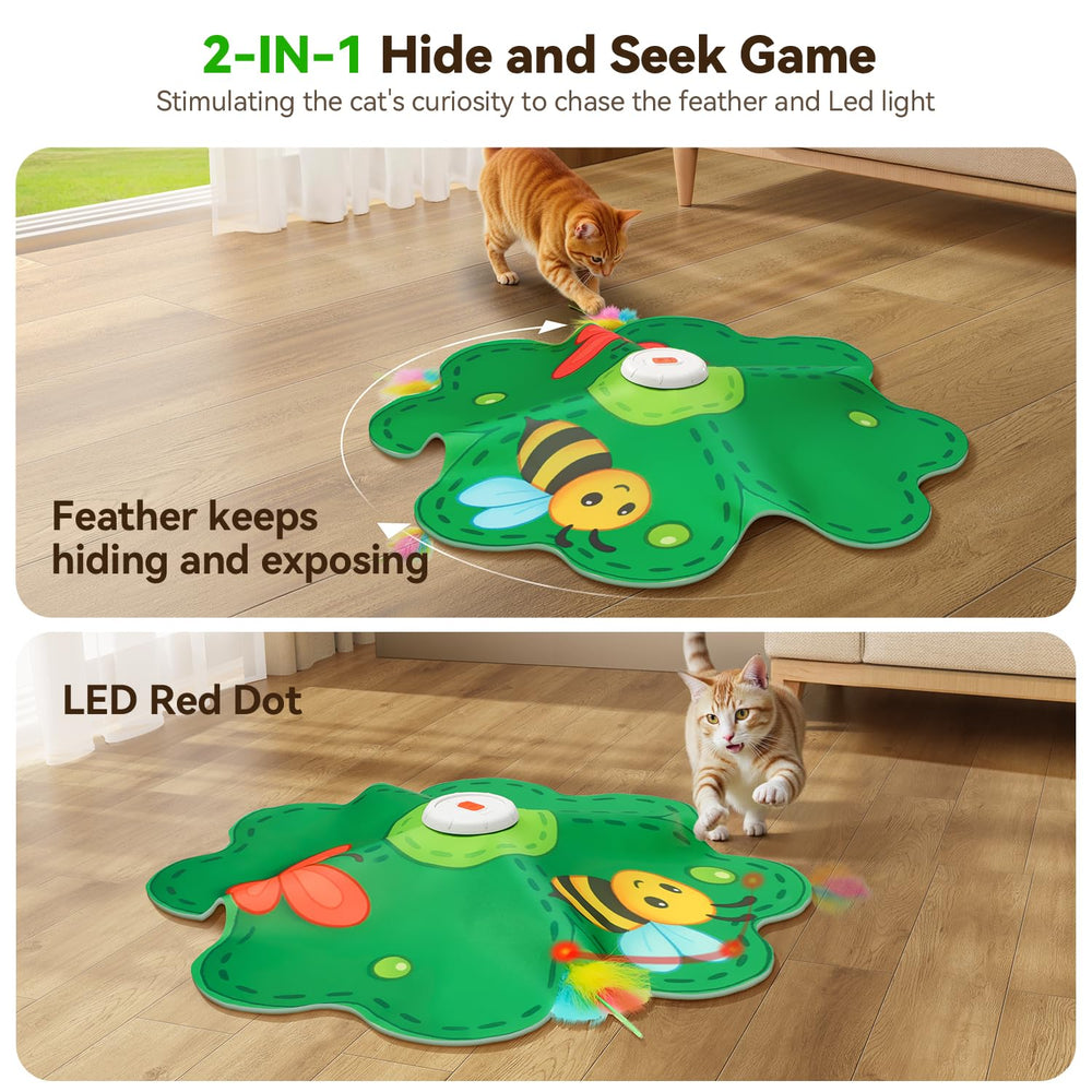 FEELNEEDY punto-led-movible: guía el gato con luz atractiva para juego activo.