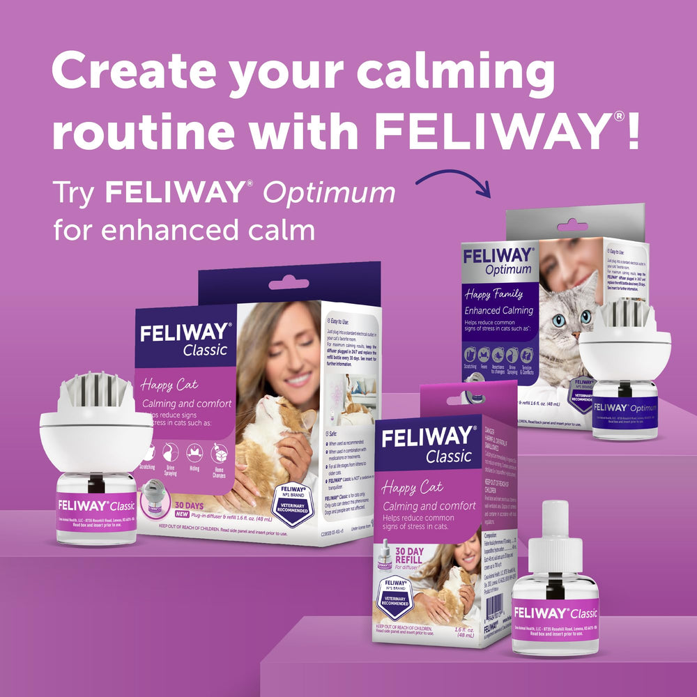 Uso diario FELIWAY Classic para ambiente sereno.