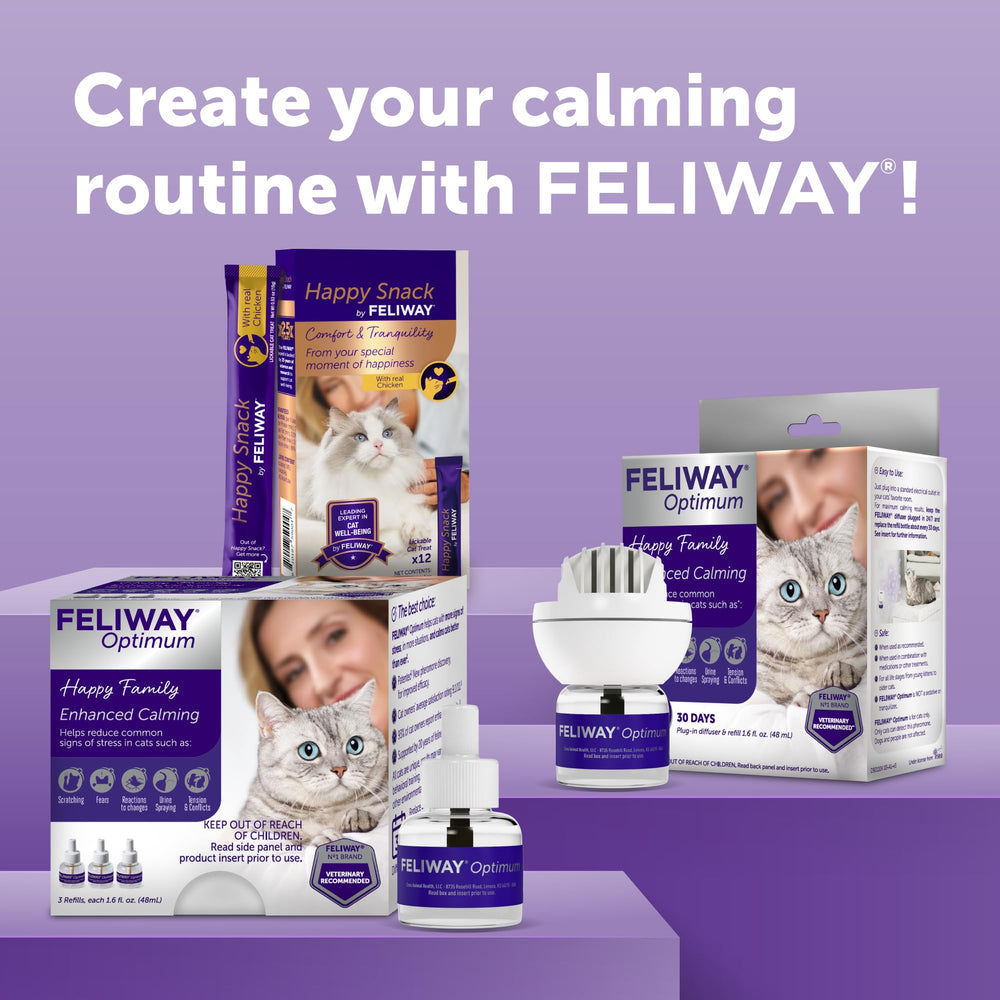 Ambiente diario más relajado gracias a FELIWAY Optimum.