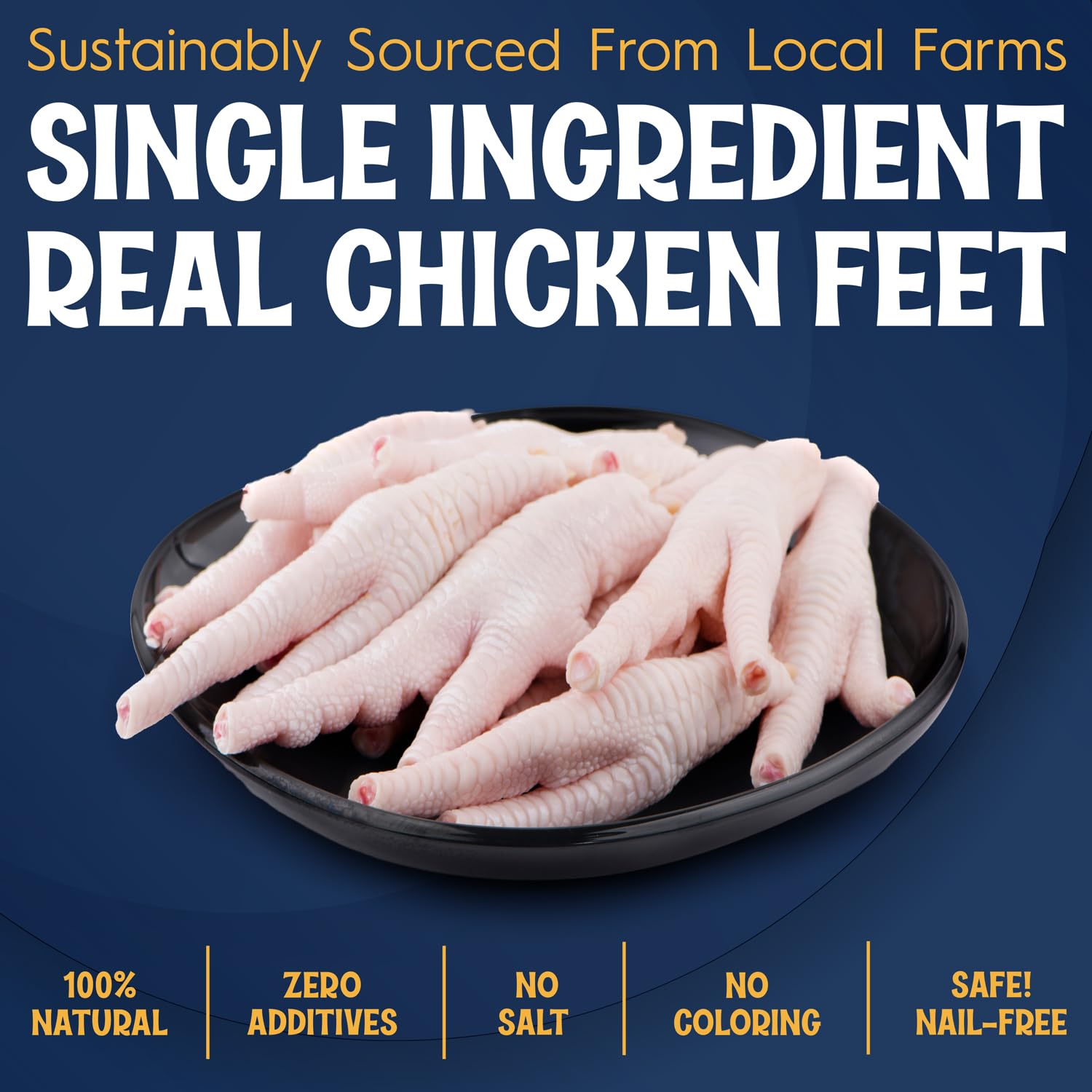 FETCHERONI huesos pollo para masticación relajante