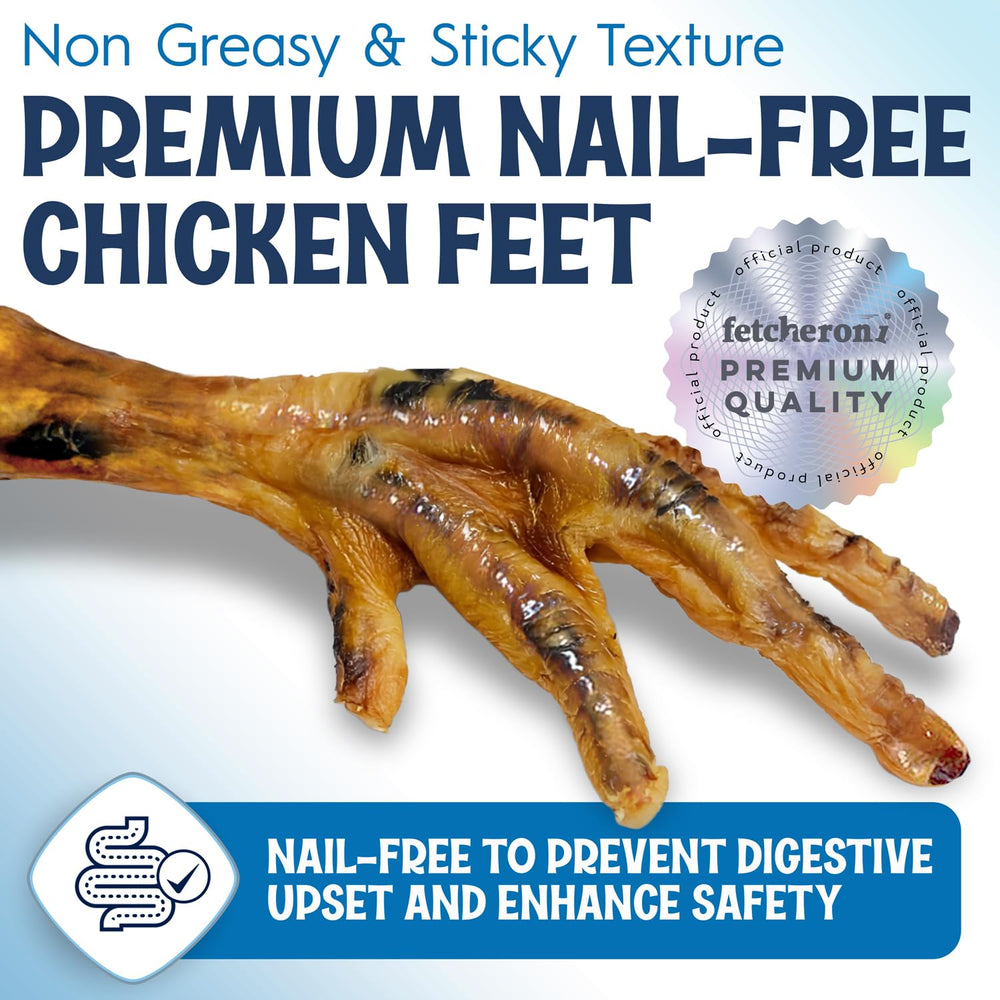 Fetcheroni patitas de pollo liofilizadas para perros