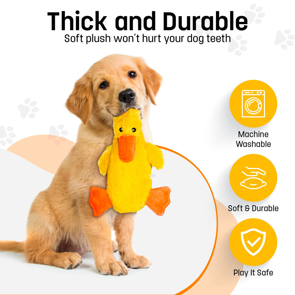 Peluche FGA MARKETPLACE sin chirrido, perfecto para perros sensibles al ruido.