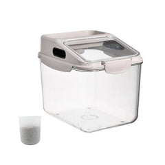 Contenedor Fhiny para comida de perro con apertura amplia, fácil de servir.
