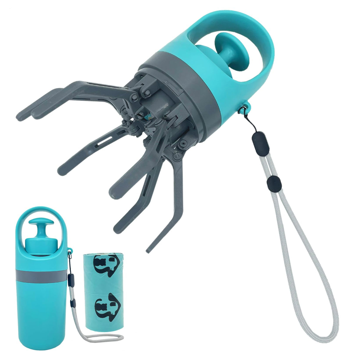 Fhiny recolector sin contacto con seis garras para recoger heces de perro sin mancharse